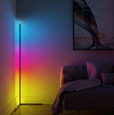 140cm Cambio de color Otras luces de LED Esquina Lámpara de suelo lineal