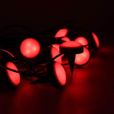 WIFI APP Jardín Led Lámparas de cuerda Plug-In RGB Pixel Bulbos de césped